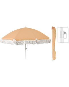 Strandparasol Ø180 cm - geel