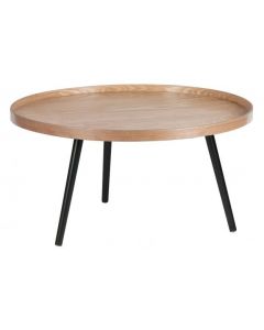 WOOOD Mesa Bijzettafel XL Naturel - Ø78 cm