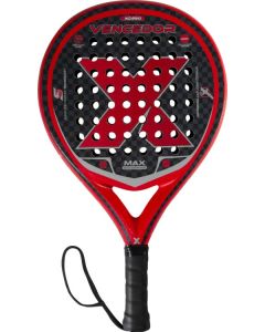 Padel racket round red