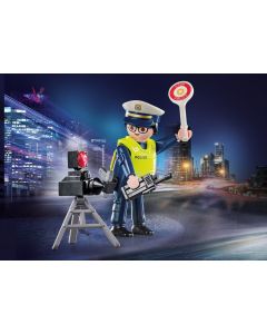 Playmobil Politieman met Flitscontrole