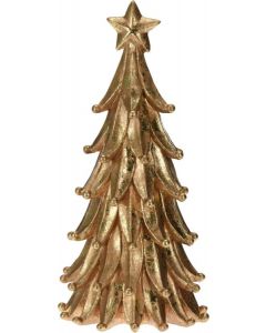 Kerstboom 28cm goud