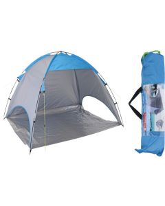 Strandtent 220x120x115 cm Blauw