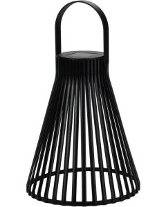 Solar lantaarn zwart Conisch