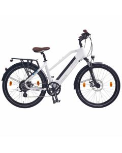 NCM Milano T3S elektrische trekkingfiets 26 inch 25km/h wit