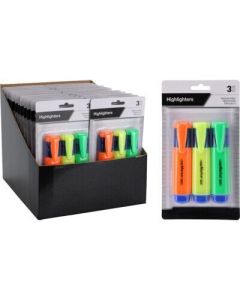 Markeerstiften Neon Set van 3