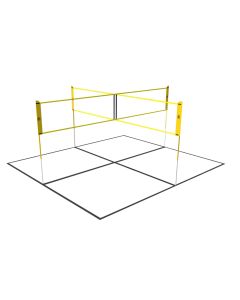Umbro voetvolley, volleybal en badminton crossnet - 400 x 168 cm