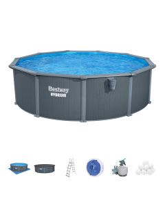 Bestway Hydrium metalen zwembad Ø488 x 132 cm