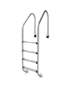 W'eau RVS zwembadtrap 4 treden - AISI 316