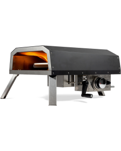 BASTE pizzaoven gas met draaiende pizzasteen - RVS