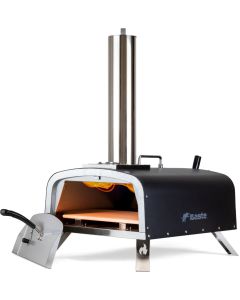 BASTE pizzaoven buiten houtgestookt - RVS