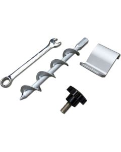 EXIT Scala voetbaldoel grondanker set - natuurgras