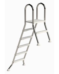 IDEAL A-frame RVS zwembadtrap 1 + 5 treden - AISI 304