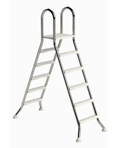 IDEAL A-frame RVS zwembadtrap 2 x 5 treden - AISI 304