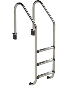 IDEAL Standaard RVS zwembadtrap 3 treden - AISI 316