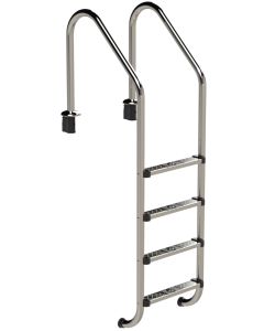 IDEAL Standaard RVS zwembadtrap 4 treden - AISI 316