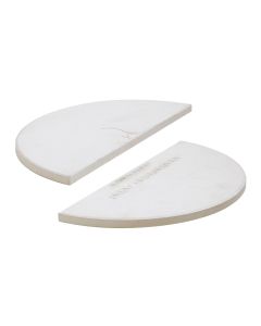 Kamado Joe halfronde plaat warmtedeflectoren voor Big Joe - 2 stuks