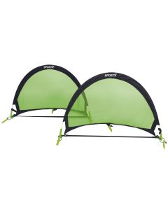 SportX Voetbaldoel - set 2 goals - Zwart/Groen