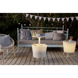 thumbnail: Keter Cool Bar Bartafel Met Koeler - Weerbestendig Kunststof, 49,5x49,5x84,5 Cm | Perfect Voor Tuin & Barbecue