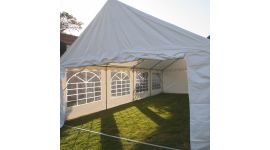Partytent 5x8 meter 120gr/m2 - wit
