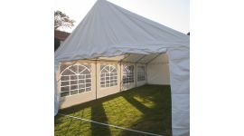 Luxe PVC partytent met zijwanden 5x8m - PVC 400 gr/m2