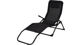 Siesta Lounger Tuinstoel Zwart