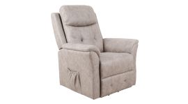 Relaxfauteuil Sta op stoel Dover Beige