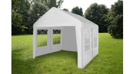 Partytent 3x4 meter wit met zijwanden Pure Garden & Living