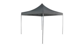 Easy-up partytent 3x3m PE 250 gr/m2 - grijs