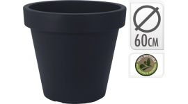 Bloempot Antraciet 60cm