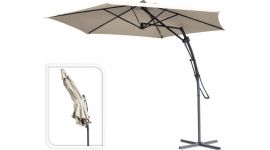 Hangparasol Belize Push Up Taupe Ø300 cm