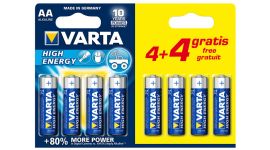 Varta High Energy AA batterijen 