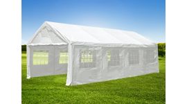 Grote partytent met zijwanden 4x8m - PE140gr/m2