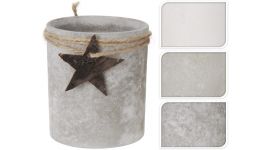Theelichthouder glas 10cm