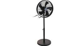 Staande ventilator zwart 40 cm