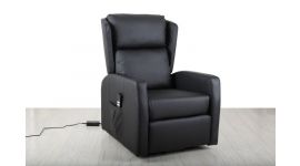 Relaxfauteuil Sta op stoel Toscane Zwart
