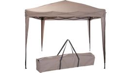 Pro Garden easy-up Partytent 3x3m PE 150 gr/m2 - bruin