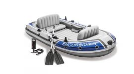 Opblaasboot Intex - Excursion 4 Set