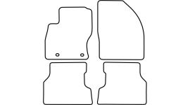 Automatten Ford Focus 2004-2008 (velours)