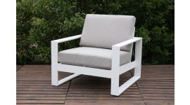 Stoel Quatar Loungeset - Wit (vanaf 2 stuks)