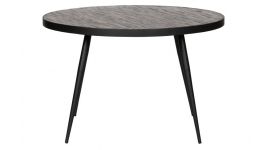 WOOOD Vic Eettafel Rond Hout/Metaal Naturel - Ø120 cm