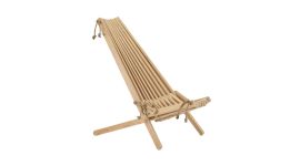 Ecochair Larikshout - Naturel - 100x58x100 cm