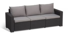 Allibert California loungebank grafiet - 3-persoons