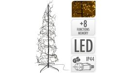 Spiraalvormige LED-verlichte boom