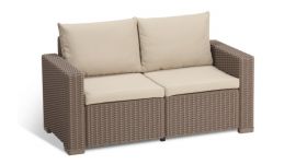 Allibert California loungebank cappuccino - 2-persoons