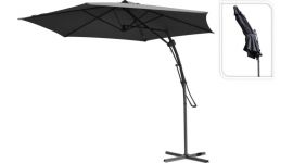 Zweefparasol Belize Antraciet Ø380 cm