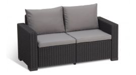 Allibert California loungebank grafiet - 2-persoons