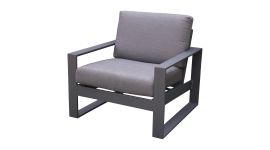 Stoel Quatar Loungeset - Grijs (vanaf 2 stuks)