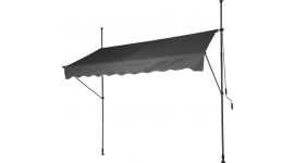 Zonnescherm buiten grijs - 250x120 cm