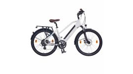 NCM Milano T3S elektrische trekkingfiets 26 inch 25km/h wit