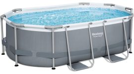 Bestway Power Steel ovaal zwembad - 305 x 200 x 84 cm - met filterpomp en accessoires